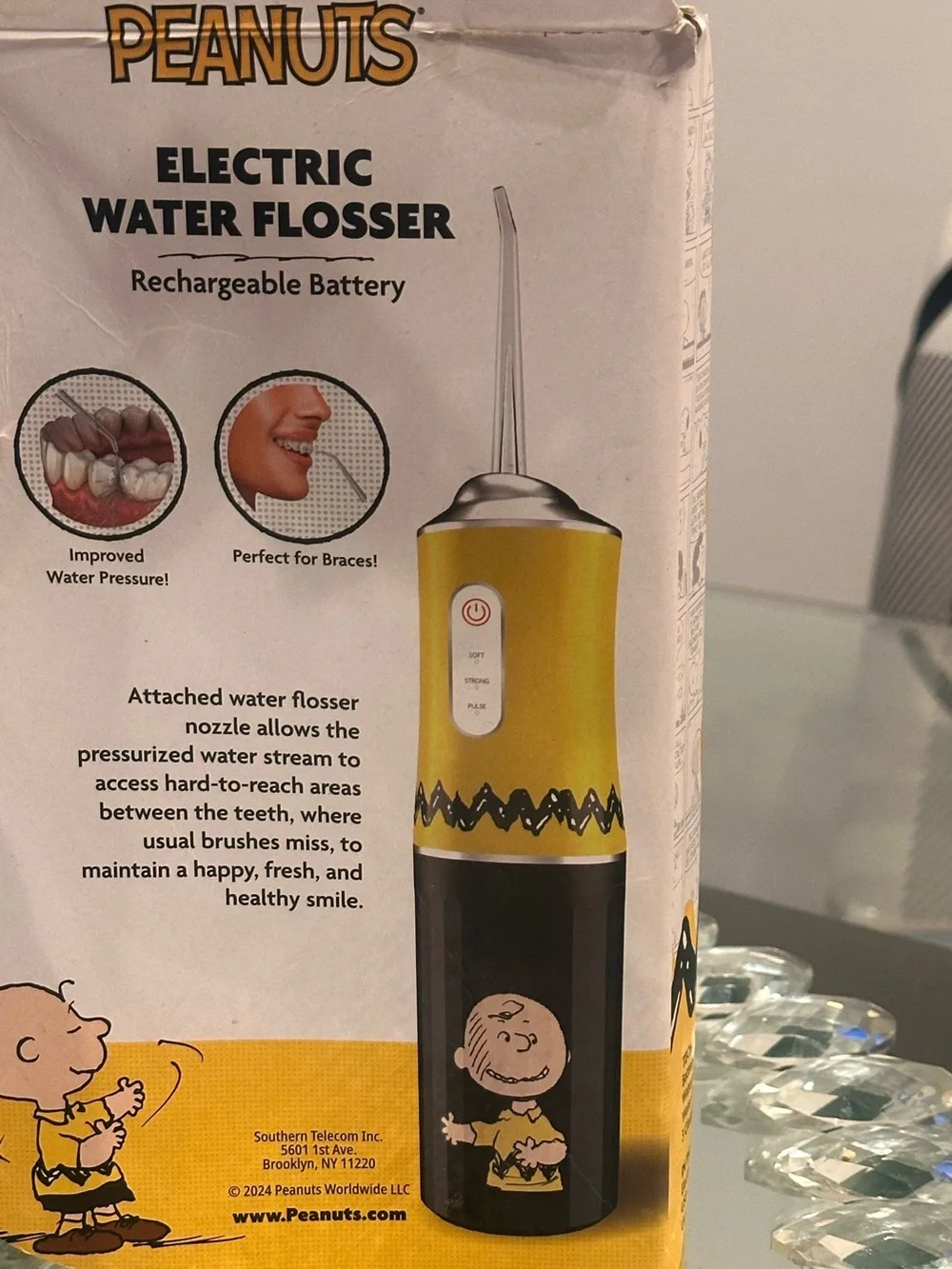Peanuts Charlie Brown HTF Electric Water Flosser Rechargeable 2025 RARE NWT NEW